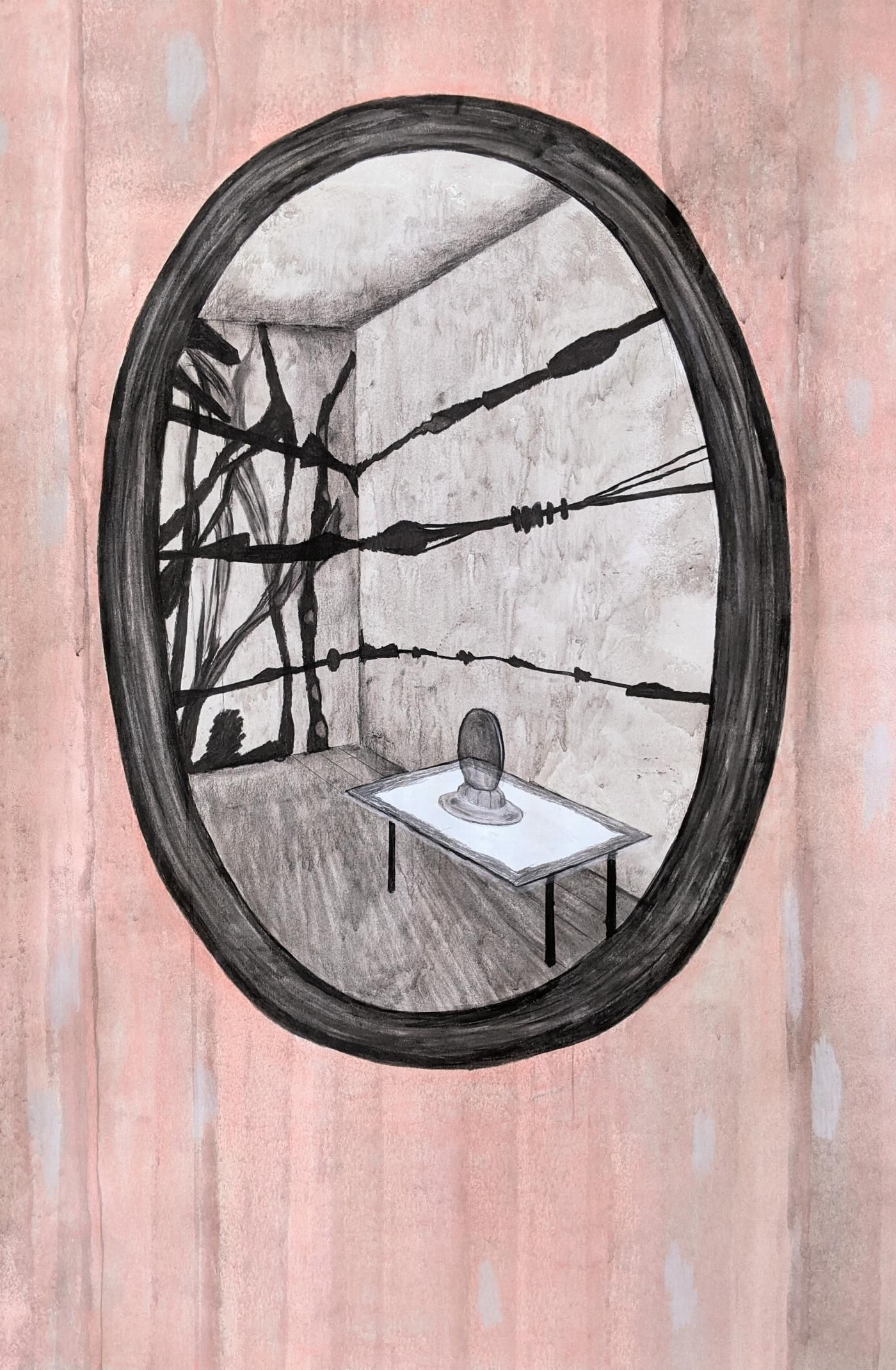 pintura neofigurativa espejo