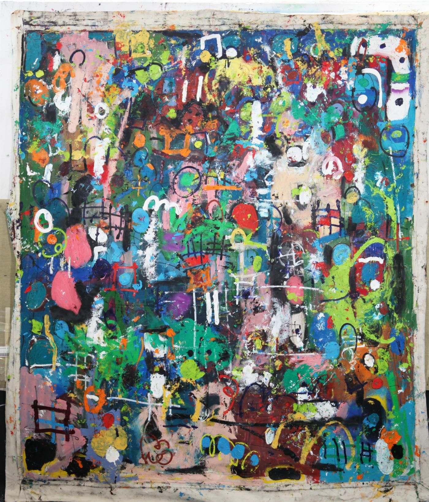 pintura abstracta taher 