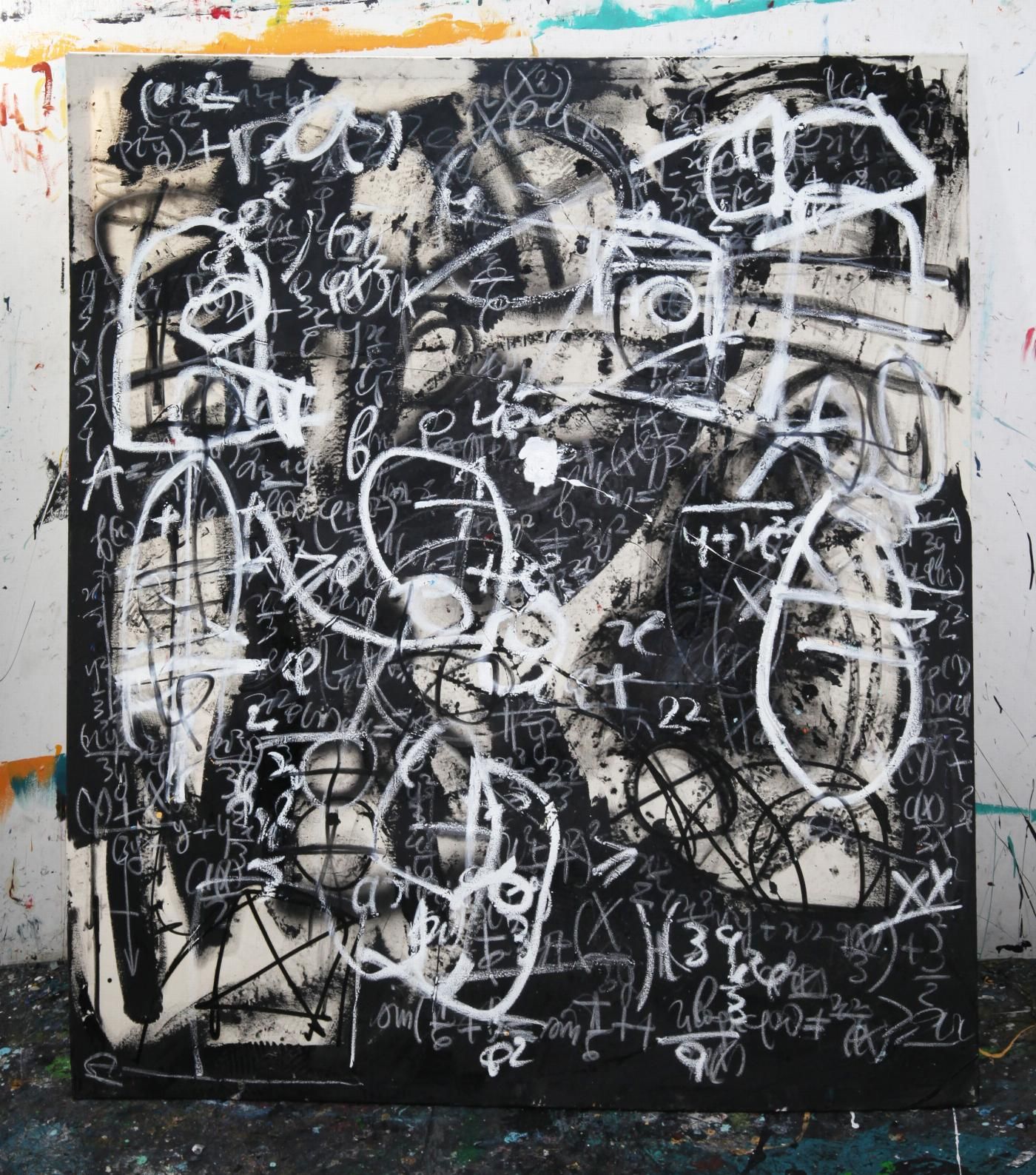 arte urbano blanco y negro