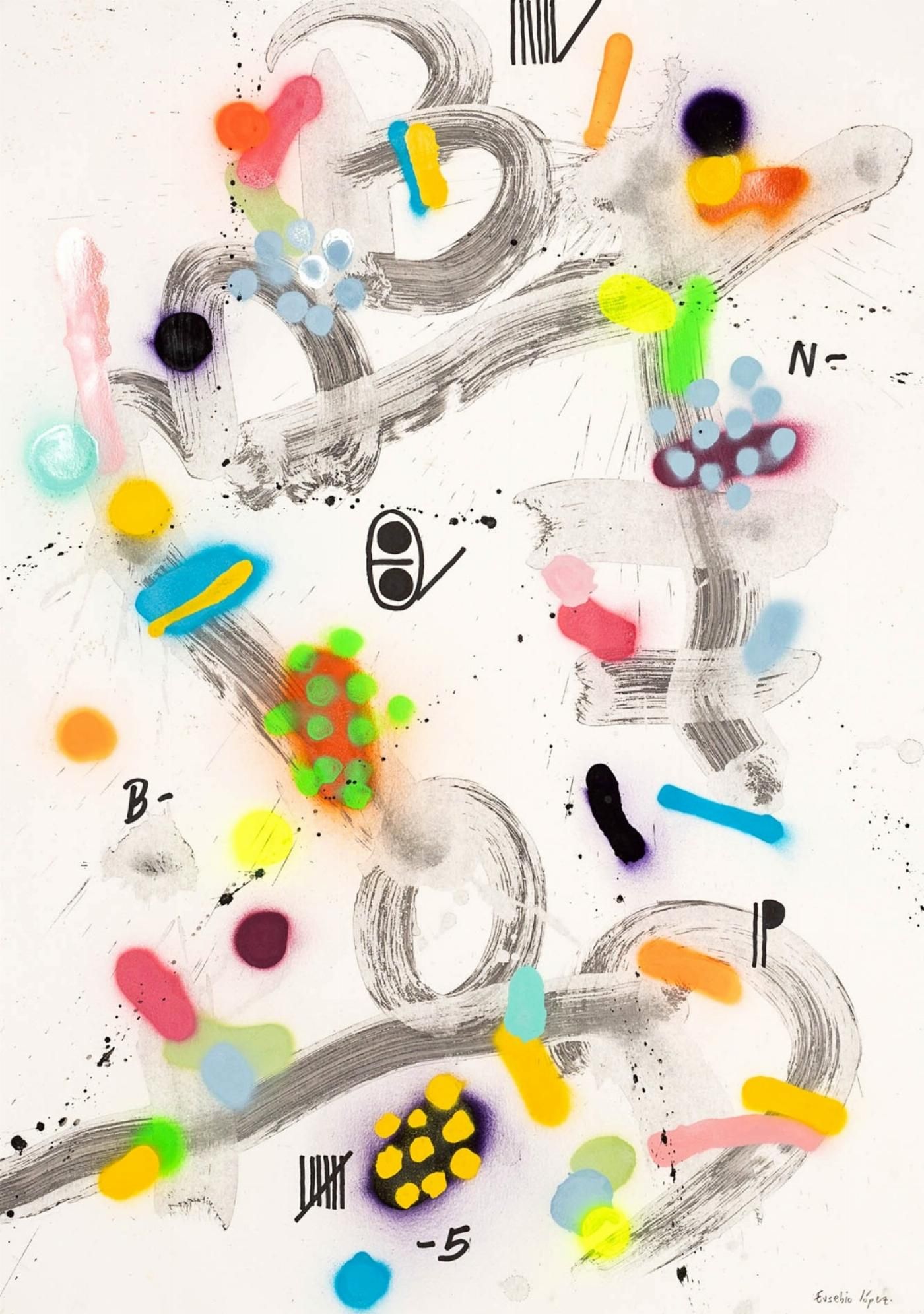 Arte gestual de artista español