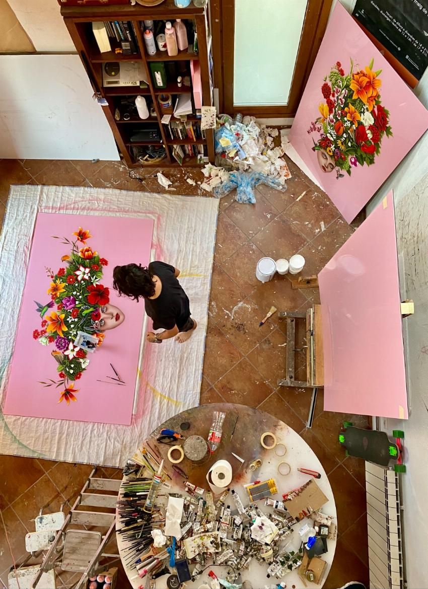 Artista Xevi Vilaró estudio