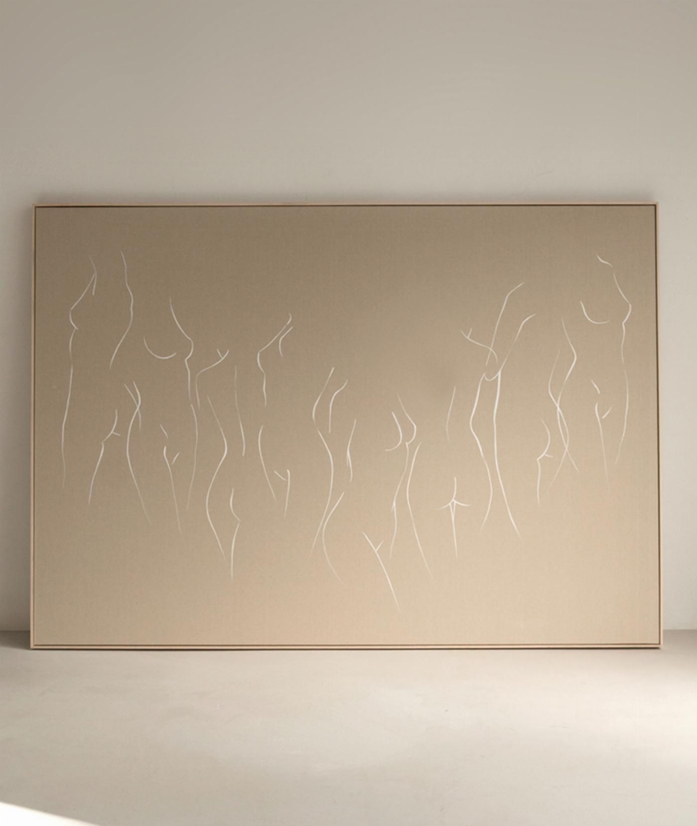 obras de arte de cuerpos de mujer