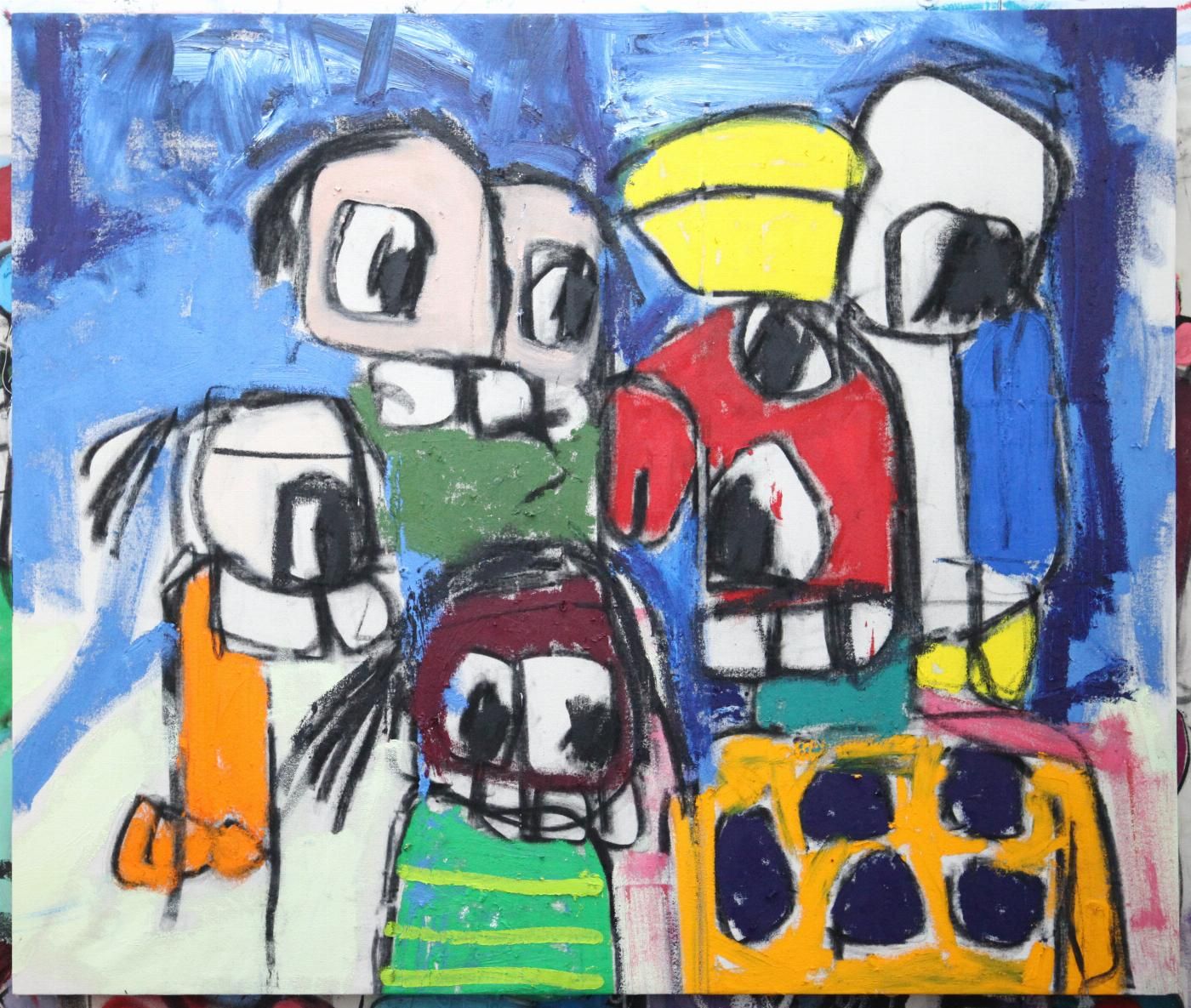 Decorar espacio con arte abstracto