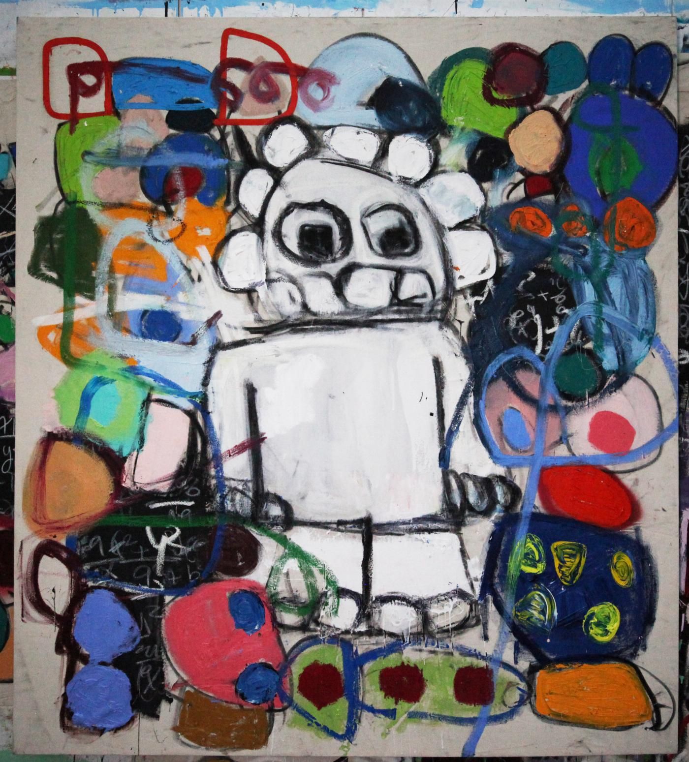 Decorar con pintura abstracta