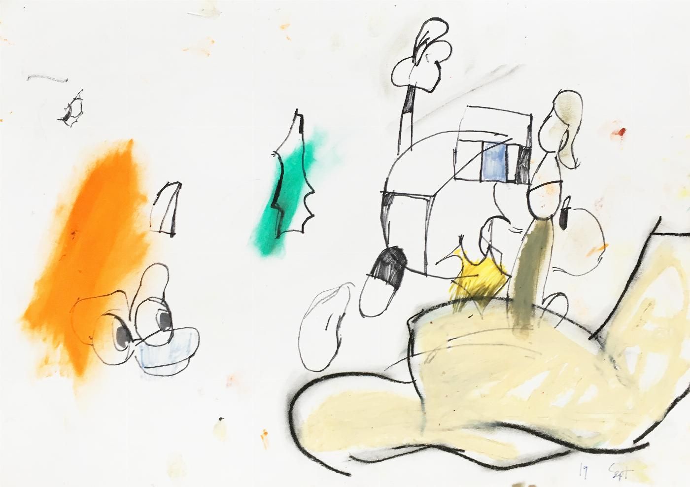 Dibujo arte abstracto